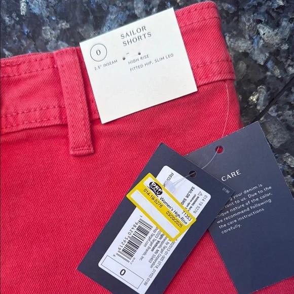 Universal Thread Red Jean Shorts - Picture 2 of 5